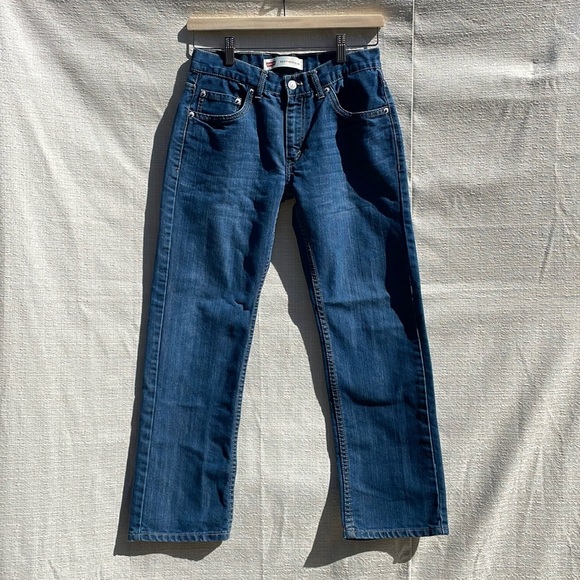 Levi’s 505 Regular Fit Big Boys Size 16 - 28 X 28 Cash-Medium Wash Color - Picture 1 of 8